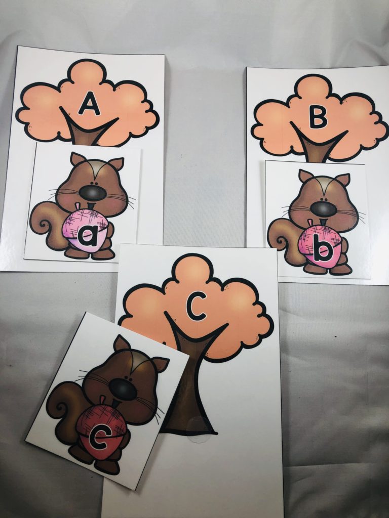 preschool acorn literacy activities