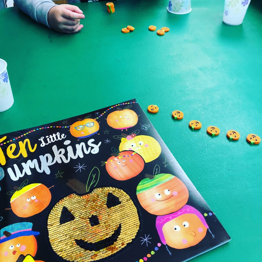 Halloween books for preschool ten little pumpkins