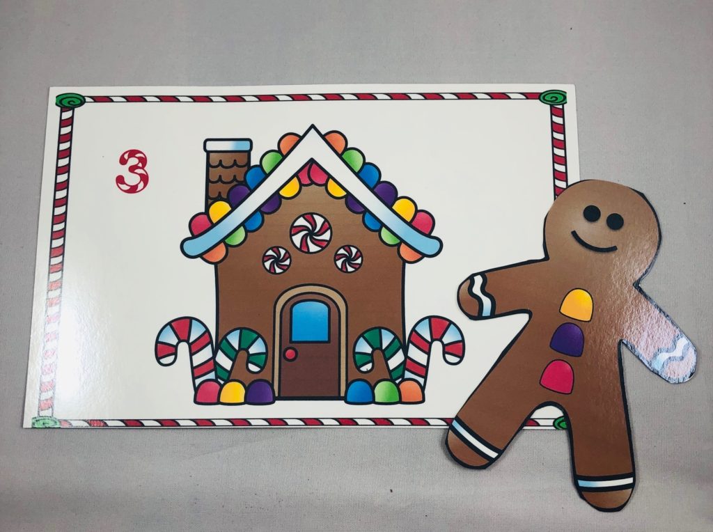 The gingerbread man lesson plan for preschool number match