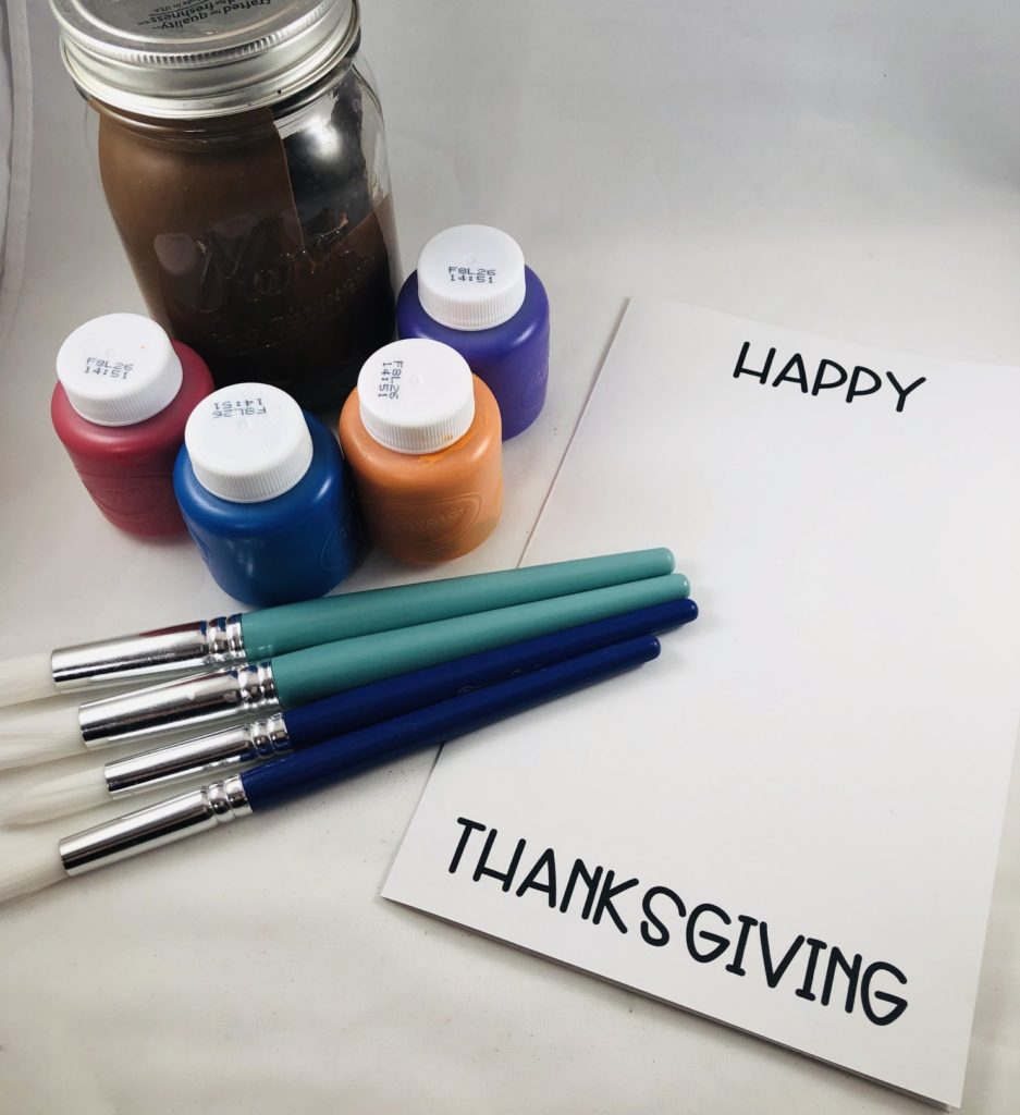 preschool thanksgiving card