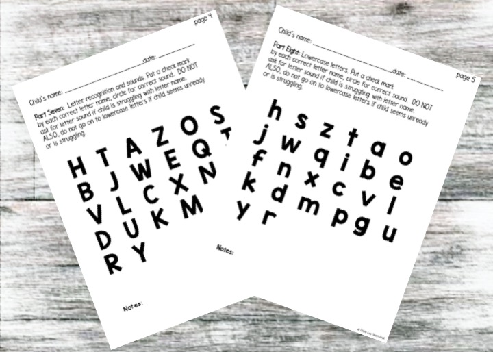 preschool-assessment-letters