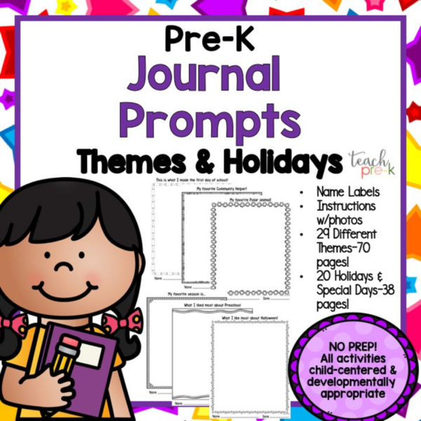 Pre-K writing journals