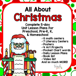 christmas theme activities for preschool