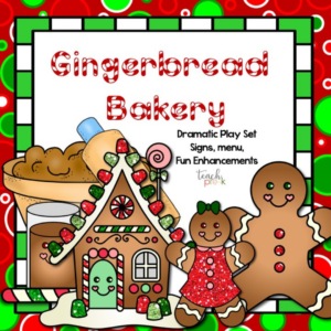 Gingerbread Bakery Dramatic Play center