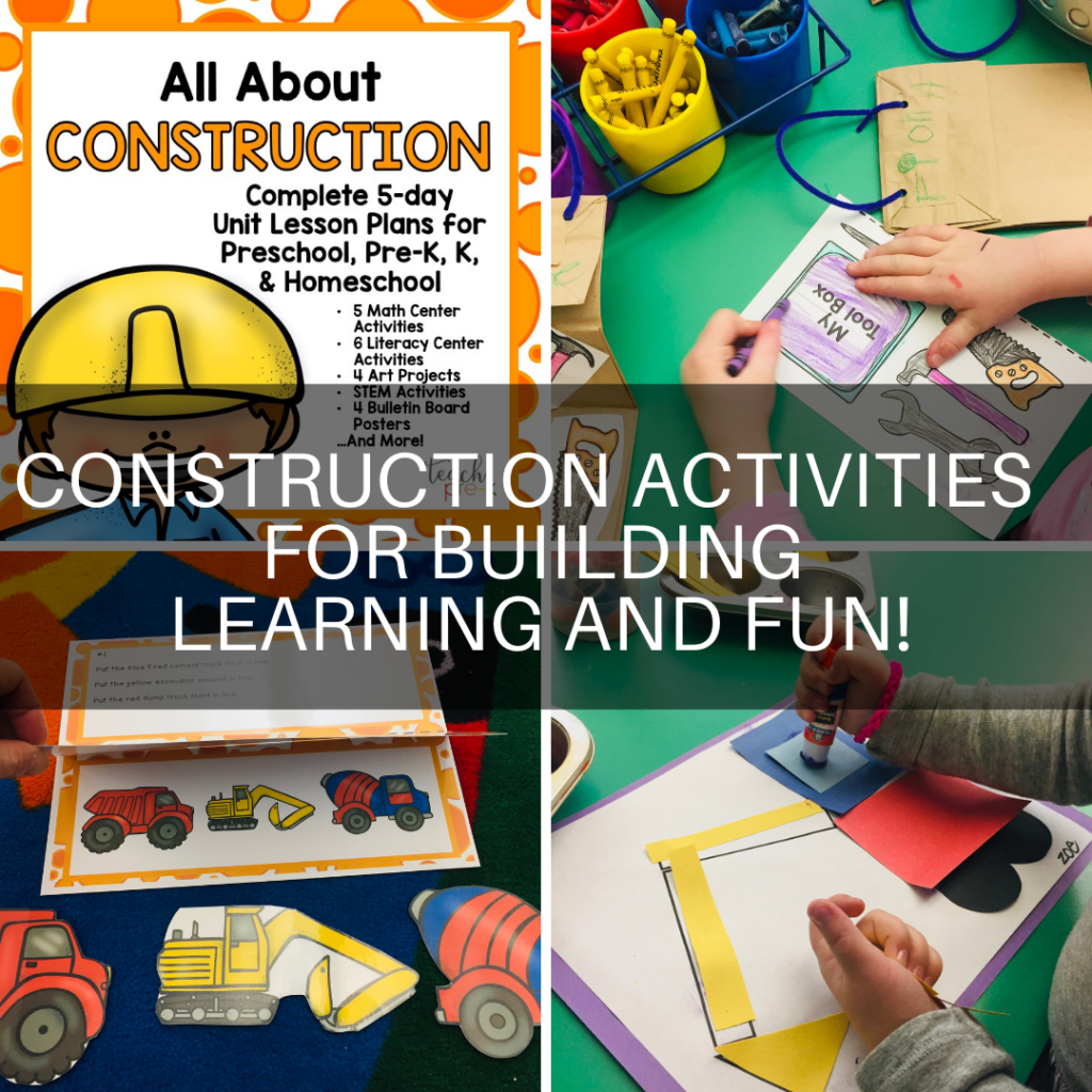 Preschool Construction activities
