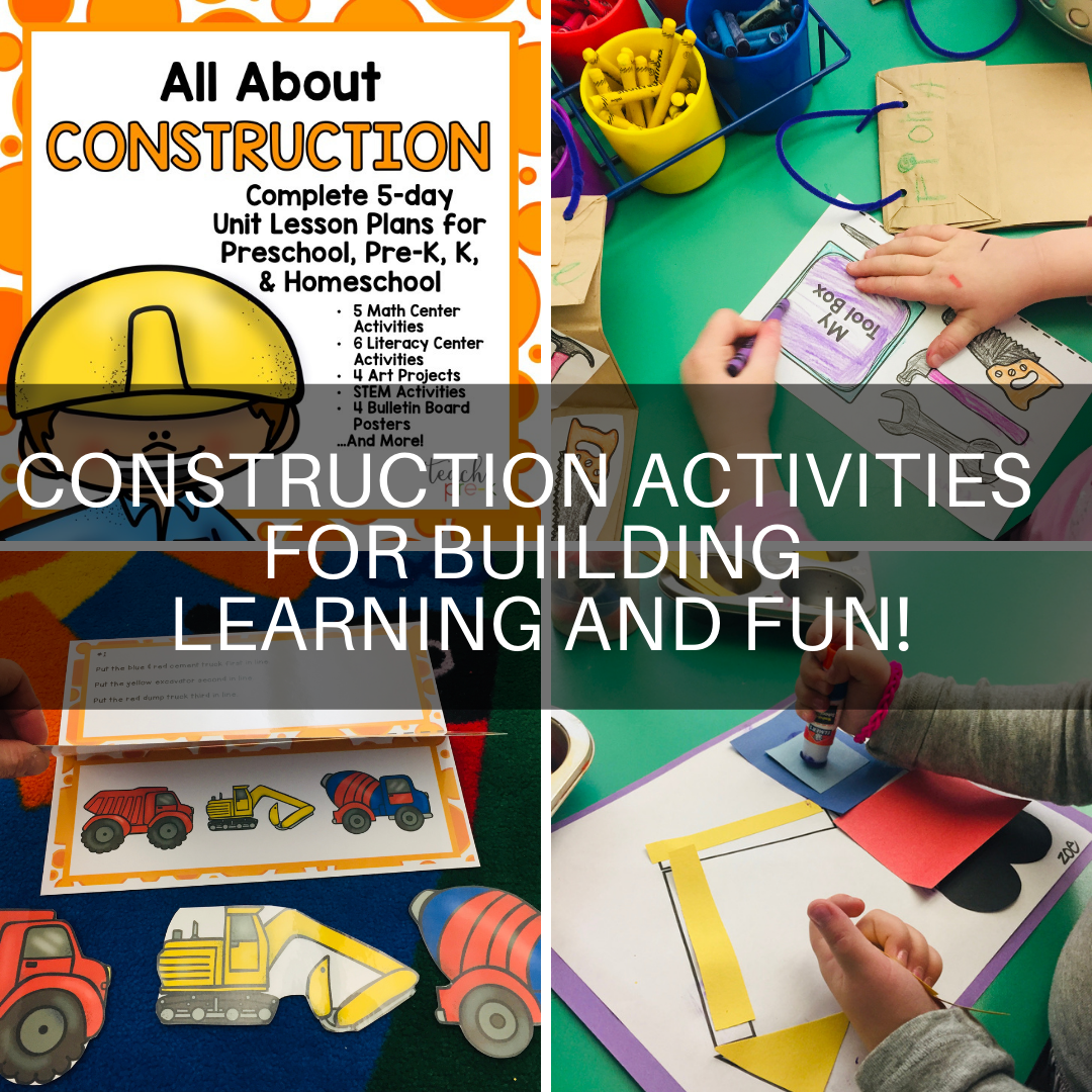 Over 15 Preschool Construction Activities for Learning & FUN - Teach Pre-K