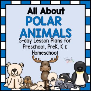 polar animals activities for preschool