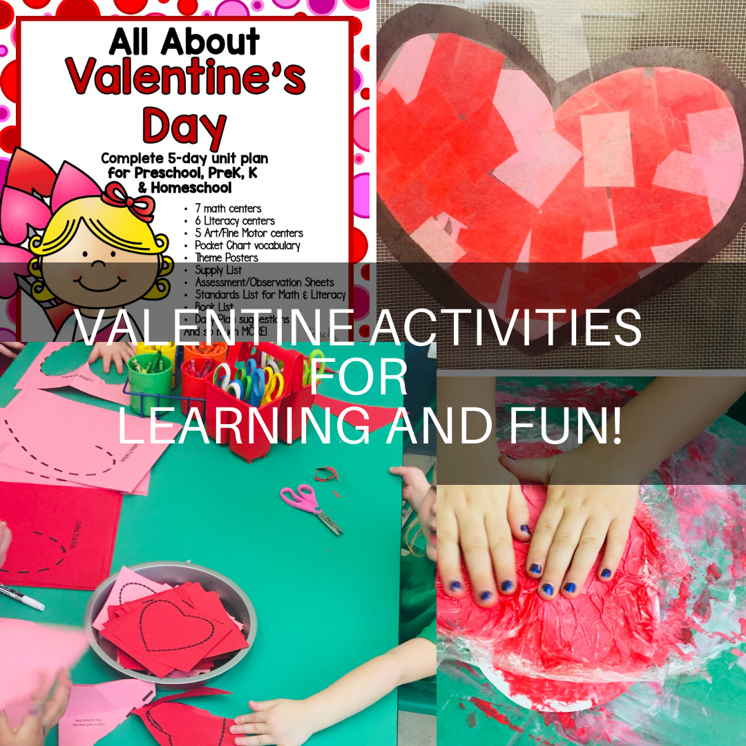 Valentines preschool activities