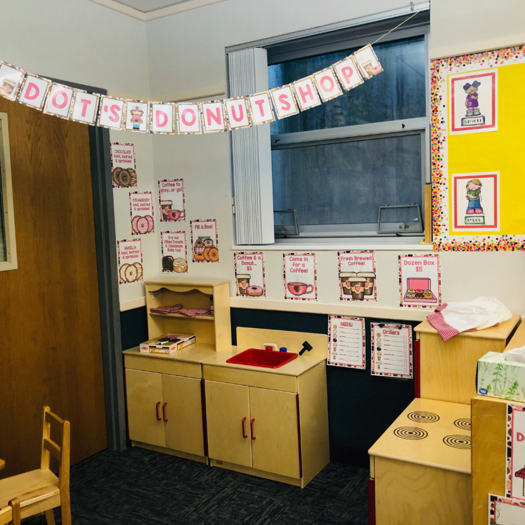 Dramatic Play Center Donut Shop Teach Pre K