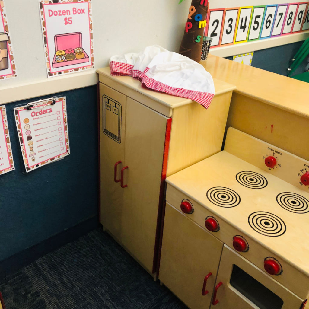 Dramatic Play Center Donut Shop Teach Pre K