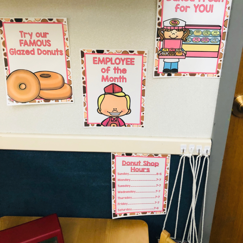 Dramatic Play Center Donut Shop Teach Pre K