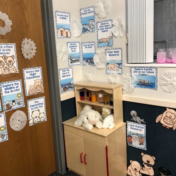 dramatic Play center arctic exploration