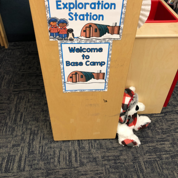 dramatic Play center arctic exploration