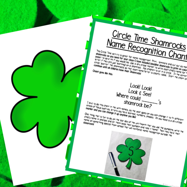 St. Patrick's Day Activities for preschool