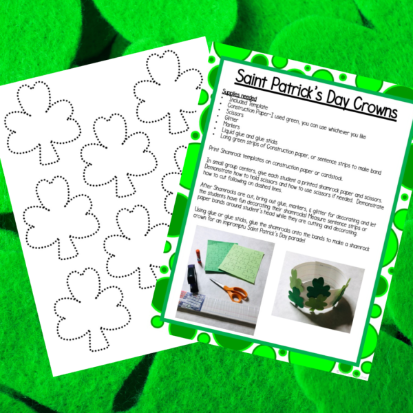 St. Patrick's Day Activities for preschool