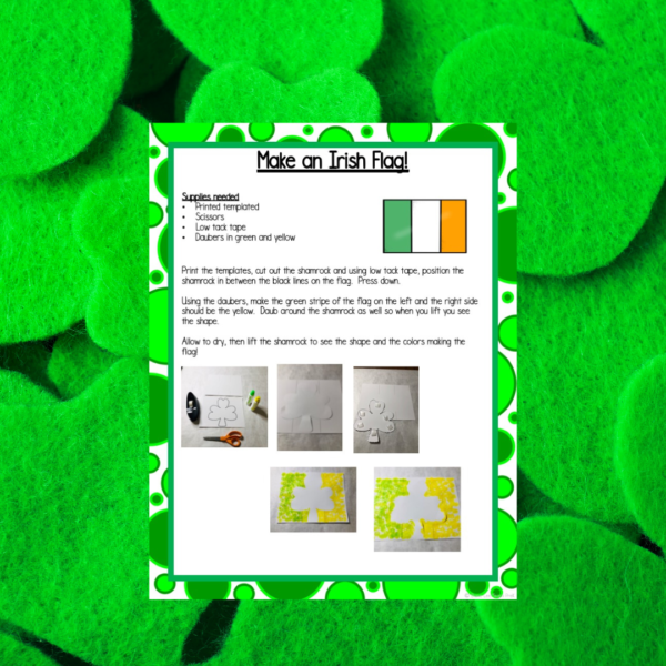 St. Patrick's Day Activities for preschool