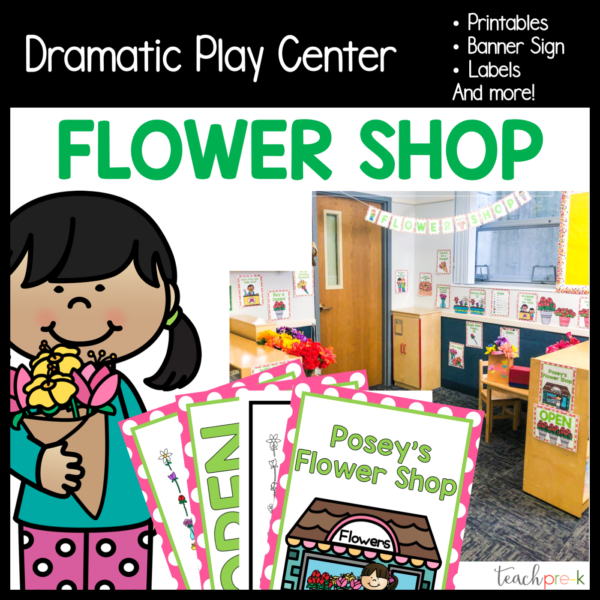 Dramatic Play center Flower Shop